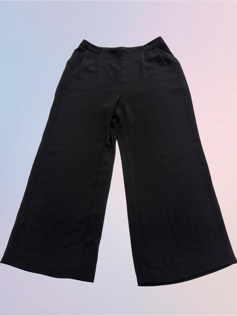 LONG TALL SALLY Women’s 10 Black Wide Leg Dressy Pant